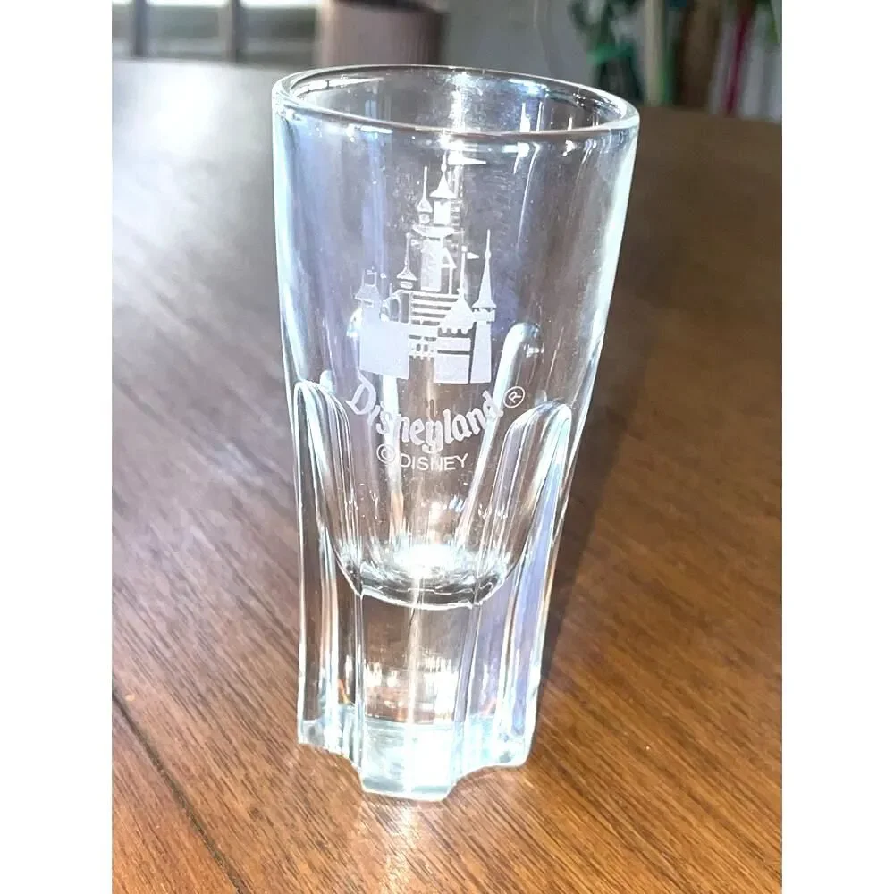 Vintage Tall Shot glass Disneyland Resort Cinderellas Castle
